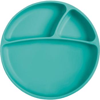 Minikoioi Puzzle Plate Green dělený talíř s přísavkou Green 1 ks