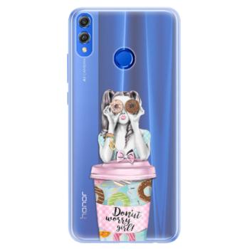 Silikonové pouzdro iSaprio - Donut Worry - Huawei Honor 8X