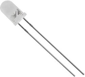 LED s vývody TRU COMPONENTS 1573726, 1573726, typ čočky kulatý, 5 mm, 15 °, 20 mA, 3.2 V, zelená