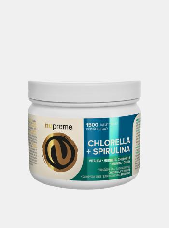 Doplněk stravy Chlorella + Spirulina Nupreme (1500 tablet)