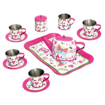 Bino Dětská čajová souprava, růžová