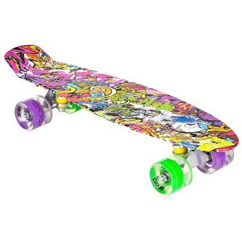 Pennyboard ENERO 56cm s LED kolečky, VINTAGE