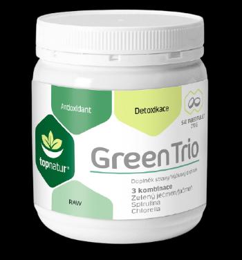 Topnatur Green Trio Chlorella+Spirulina+Zelený ječmen 540 tablet