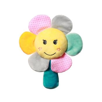 BabyOno Have Fun Velour Rattle chrastítko Rainbow Flower 1 ks