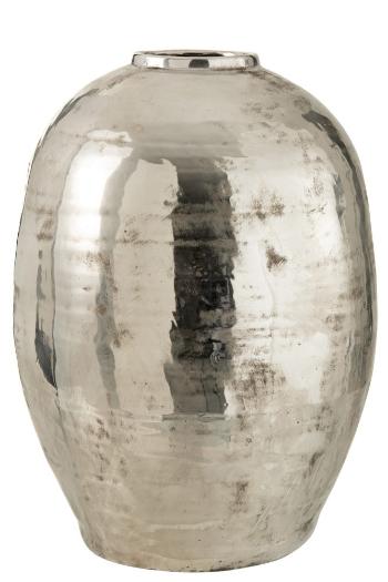 Veliká stříbrná váza  Arya - Ø 39*57 cm 1166