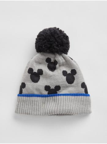 Doplňky - Dětská čepice Disney Mickey Mouse beanie hat Šedá