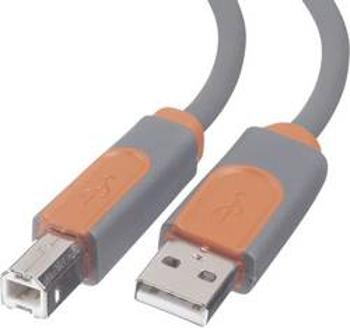 USB 2.0 kabel Belkin CU1000cp4.8M, 4.80 m, šedá