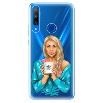 Odolné silikonové pouzdro iSaprio - Coffe Now - Blond - Huawei Honor 9X