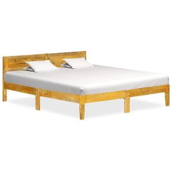Rám postele masivní mangovníkové dřevo 140 cm (288431)
