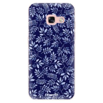 Odolné silikonové pouzdro iSaprio - Blue Leaves 05 - Samsung Galaxy A3 2017