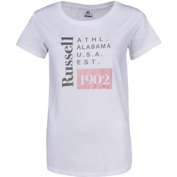 Russell Athletic S/S CREWNECK TEE Dámské tričko, bílá, velikost S