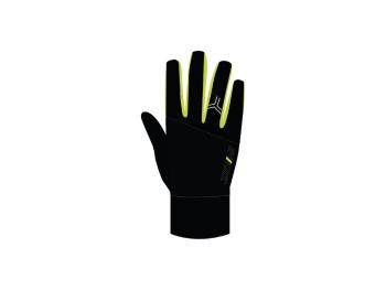 Zimní unisex rukavice Silvini Montasio black/lime Velikost: S