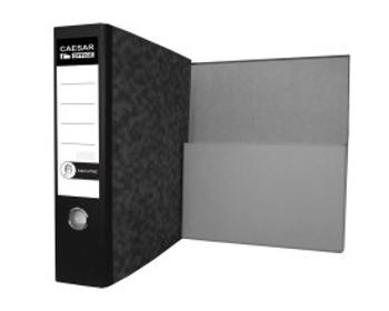 Pořadač archivní s kapsou A4 7,5cm Executive černý prstokroužek