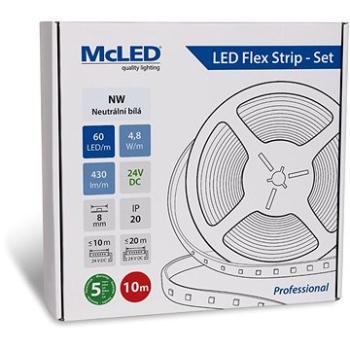 McLED Set LED pásek 10m, NW, 4,8W/m (8595607148061)