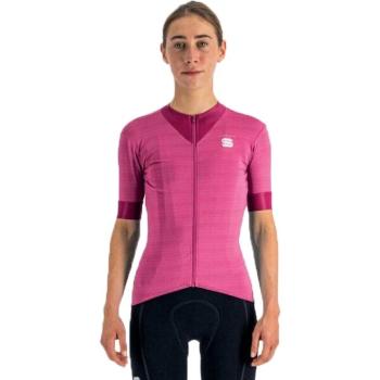 Sportful KELLY W SHORT SLEEVE JERSEY Dámský cyklistický dres, růžová, velikost L