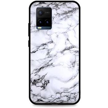 TopQ Kryt LUXURY Vivo Y21s pevný Marble White 69235 (Sun-69235)