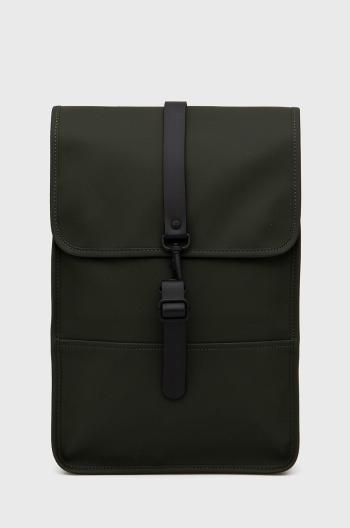Batoh Rains 12800 Backpack Mini zelená barva, velký, hladký