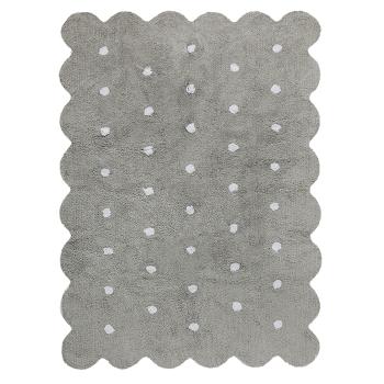 Lorena Canals koberce Pro zvířata: Pratelný koberec Biscuit Grey - 120x160 cm Bílá