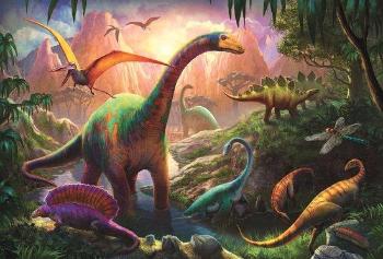 TREFL Puzzle Svět dinosaurů 100 dílků
