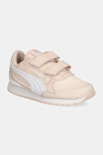 Dětské sneakers boty Puma ST Runner v4 NL béžová barva, 399740