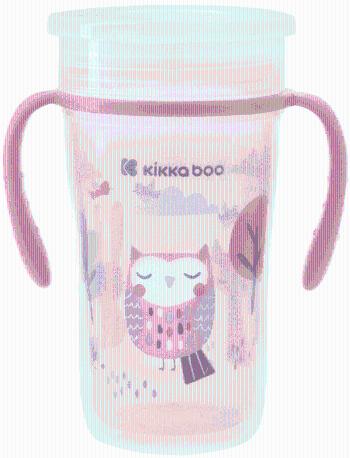 KikkaBoo Hrnek trénovací 360° 300ml 12m+ Owl