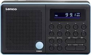 Přenosné rádio Lenco MPR-034, SD, USB, černá, modrá