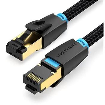 Vention Cotton Braided Cat.8 SFTP Patch Cable 1m Black (IKGBF)