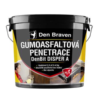 Gumoasfaltová penetrace DEN BRAVEN DenBit DISPER A 10Kg