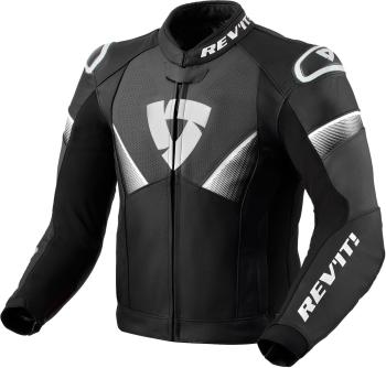 Rev'it! Jacket Argon 2 Black/White 48 Kožená bunda