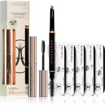 Anastasia Beverly Hills Brow Beginners Kit set na obočí Taupe odstín