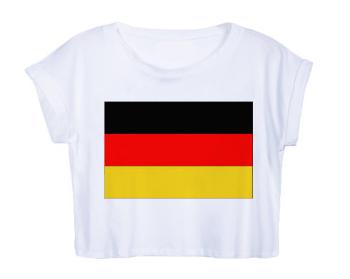 Dámské tričko Organic Crop Top Německo