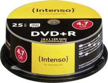 DVD+R 4.7 GB Intenso 4111154, 25 ks, vřeteno