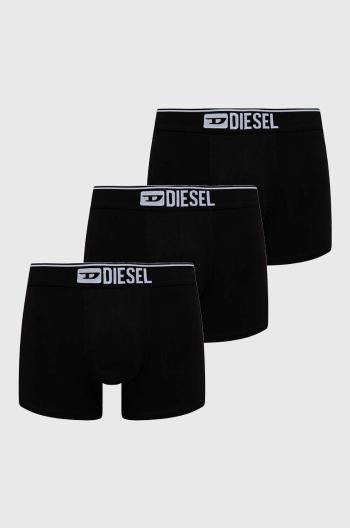 Boxerky Diesel UMBX-DAMIEN-THREE PACK BOXERS 3-pack pánské, černá barva, 00ST3V.0GDAC