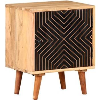 Noční stolek 40 × 30 × 50 cm masivní akáciové dřevo (322667)