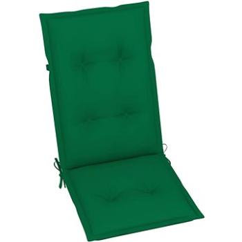 Podušky na zahradní židle 4 ks zelené 120 x 50 x 7 cm (314249)