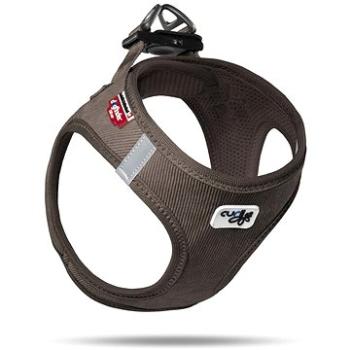 CURLI Postroj pro psy Manšestr Brown XS 3-5 kg (7640144827625)