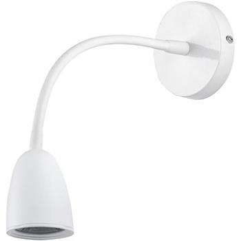 LED nástěnná lampička, stmívatelná, 4W, 280lm, 3000K, bílá (WO54-W)