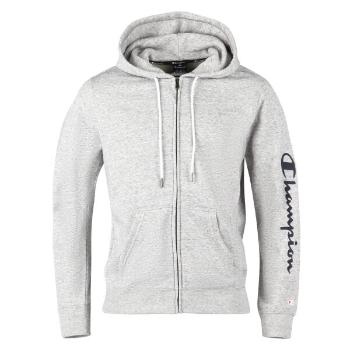 Champion HOODED FULL ZIP SWEATSHIRT Pánská mikina, šedá, velikost XXL