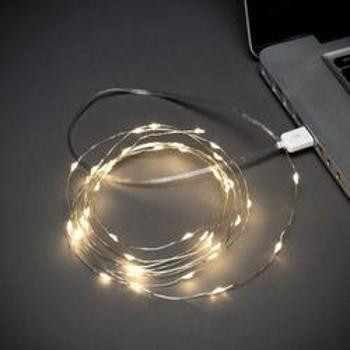 LED USB světelný řetěz Konstsmide 1771-190, vnitřní, napájení přes USB, N/A