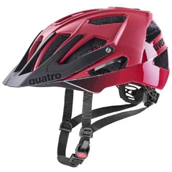 Uvex QUATRO CC Cyklistická helma, červená, velikost (56 - 61)