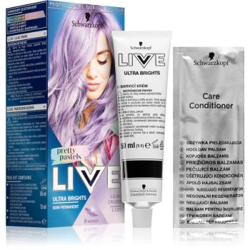 Schwarzkopf LIVE Ultra Brights or Pastel semi-permanentní barva na vlasy odstín 120 Lilac Crush