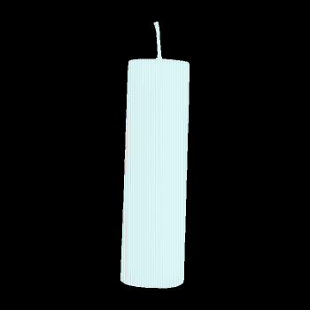 Bílá svíčka 4x15 cm