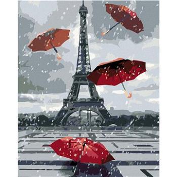 Malování podle čísel - Eiffelovka a deštníky (HRAmal01179nad)