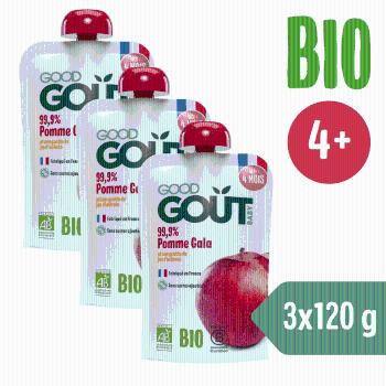 Good Gout BIO Jablko Gala 3 x 120 g