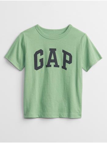 Zelené klučičí dětské tričko GAP Logo t-shirt