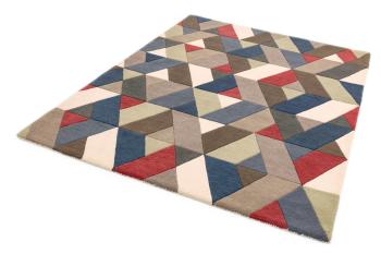 Asiatic London koberce  120x170 cm Ručně všívaný kusový koberec Funk Chevron multi - 120x170 cm Vícebarevná