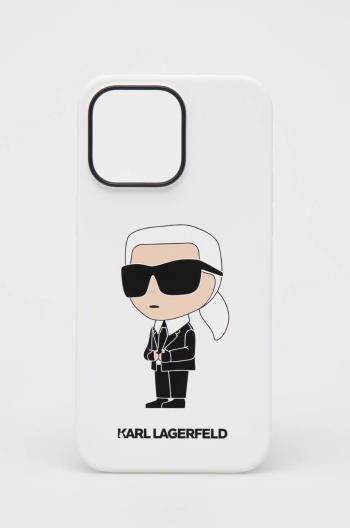 Obal na telefon Karl Lagerfeld iPhone 14 Pro Max 6,7'' bílá barva