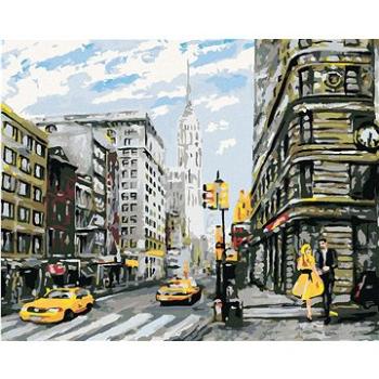 Pár na ulici v New Yorku, 80×100 cm, bez rámu a bez vypnutí plátna (6045752)