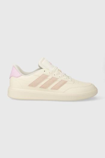 Sneakers boty adidas COURTBLOCK béžová barva, IF6508