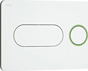 JIKA Modul Ovládací tlačítko PL8, Dual Flush, bílá/zelená H8936460000001